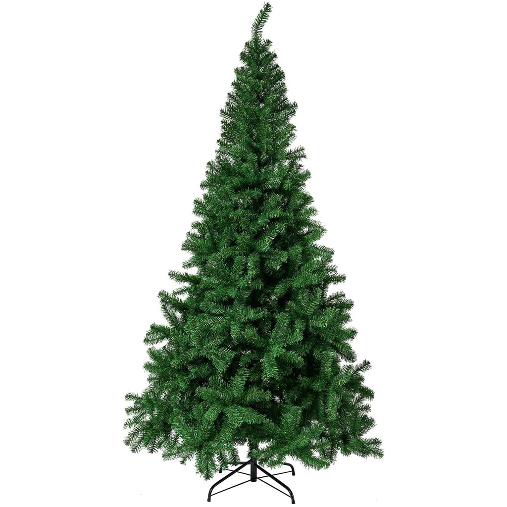 Sunnyglade Artificial Christmas Tree with Lush Realistic Branches & Easy Assembly