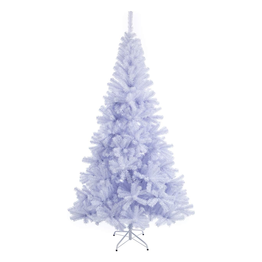 Sunnyglade White Artificial Christmas Tree with Lifelike Full Branches & Easy Assembly