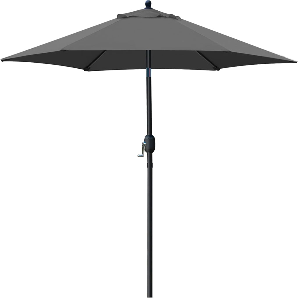 Sunnyglade 7.5ft Compact Patio Umbrella - Perfect for Small Spaces with Crank & Tilt