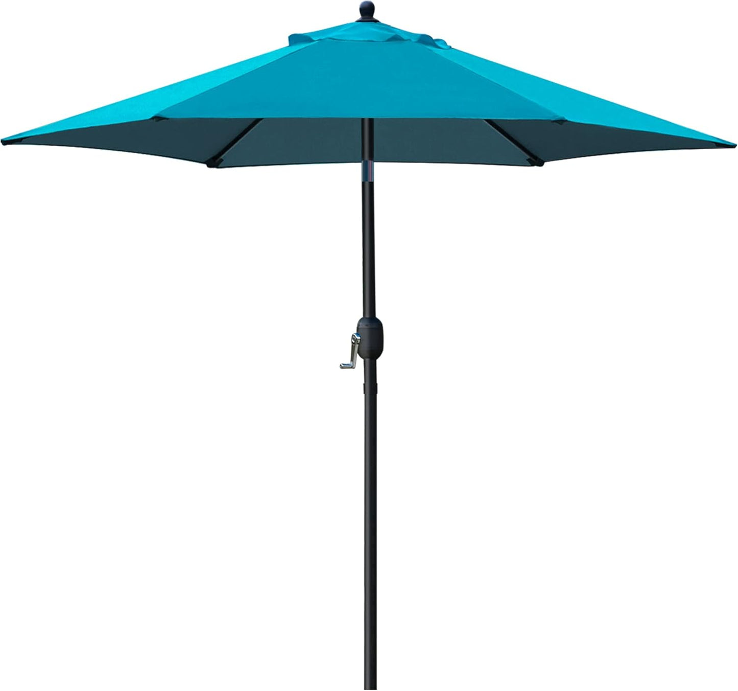 Sunnyglade 7.5ft Compact Patio Umbrella - Perfect for Small Spaces with Crank & Tilt