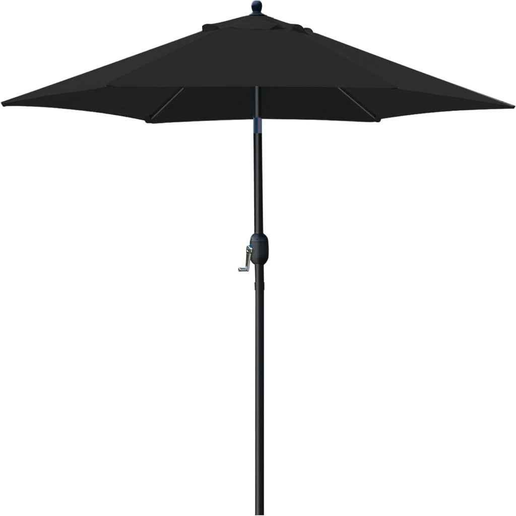 Sunnyglade 7.5ft Compact Patio Umbrella - Perfect for Small Spaces with Crank & Tilt