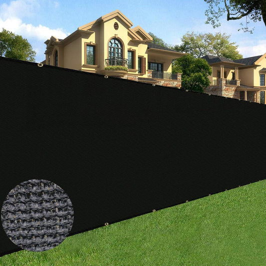 Sunnyglade 6'x50' Heavy Duty Privacy Screen – Durable, Breathable & Easy Install